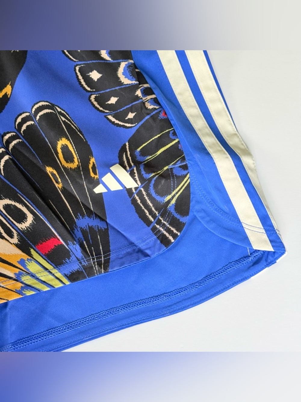 Farm Rio x adidas Butterfly Print Running Shorts NWT - Picture 3 of 10